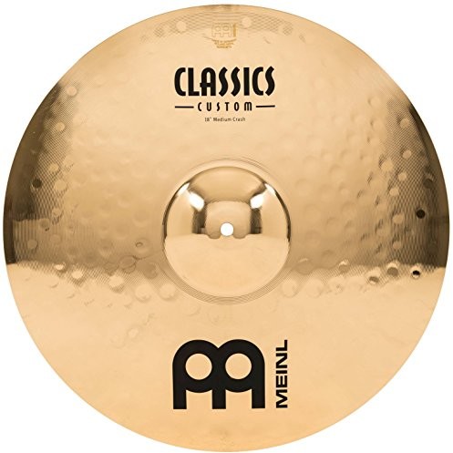 Meinl Cymbals meinl Cymbals cc18mc-B Classics Custom Serie 45,72 cm (18 cale) Crash nośnik Brilliant wykończenie miednicy CC18MCB