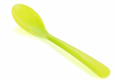 Kimmel łyżki do jajek, łyżki niemowlęce, łyżki deserowe, duże, mieszane (6 sztuk), wielokrotnego użytku, tworzywo sztuczne, limonki