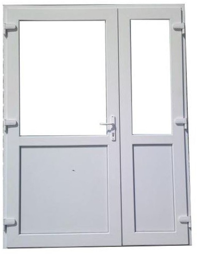 262 26269154 Drzwi zewnętrzne sklepowe kolor biały strona prawa szerokość 180 cm) 69154-uniw