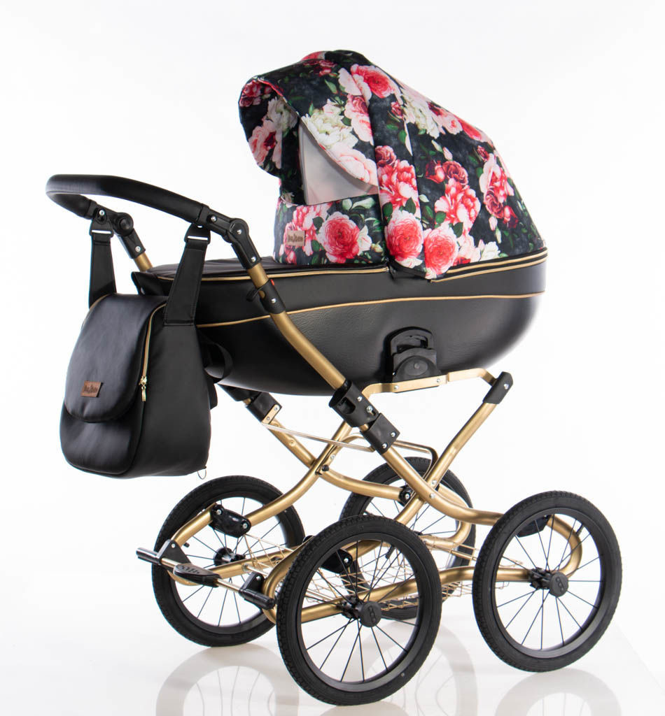 Kajtex Wózek klasyczny Avero II classic - Roses Gold WD-AV-CLS-ROSES-GOLD