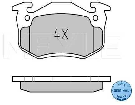 Wulf Gaertner Autoparts Zestaw klocków hamulcowych, hamulce tarczowe Wulf Gaertner Autoparts 025 206 3415