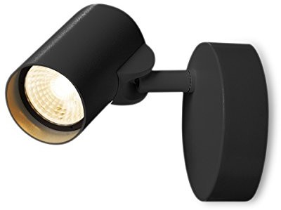 Фото - Люстра / світильник SLV HELIA lampa ścienna i sufitowa czarna LED, 3000K, 35 metalowa regulowana  