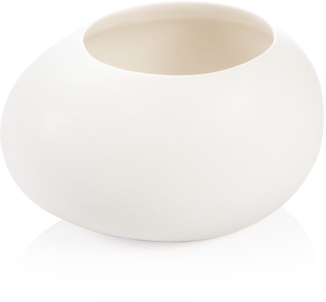 Tescoma FANCY HOME STONES OSŁONKA NA MAŁĄ DONICZKĘ BIAŁA CERAMIKA 907960.11