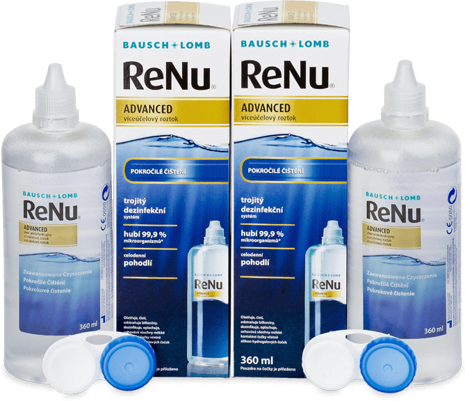 Bausch&Lomb amp Lomb Płyn ReNu Advanced 2x 360 ml