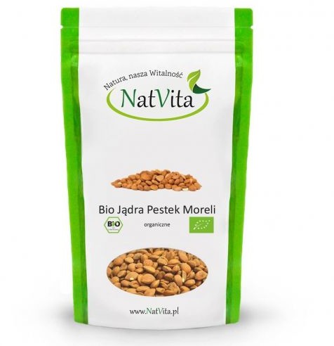 Natvita Bio jądra pestek moreli 160g