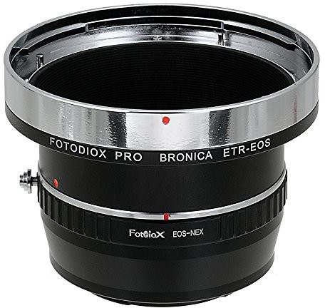 Fotodiox Pro Lens Mount Adapters, Bronica ETR (etrc, etrs, ETR-C, etrsi) Mount Lenses to to E-Mount Mirrorless camera adapter for Alpha E-Mount Camera bodies (APS-C i Full Frame wyszukiwani ETR-EOS-NE