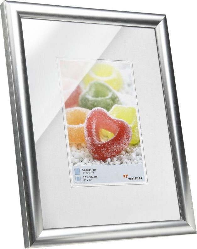 Walther Trendstyle silver 18x24 plastic frame KP824S - KP824S