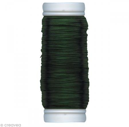 Rayher Hobby Rayher 2425213 kwiaty drutu, 0,30 MM , szpulka 100 m, SB-Btl. 1 rolka, D. Zielony 24-252-13
