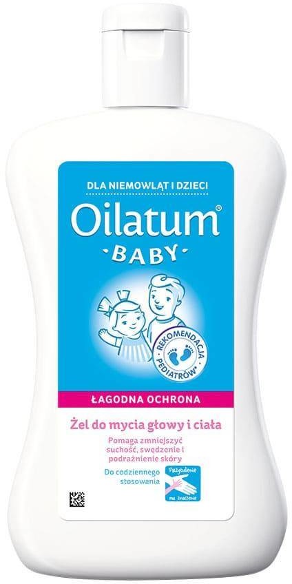 Oilatum Baby żel do mycia głowy i ciała od pierwszego dnia życia 300ml 95778-uniw