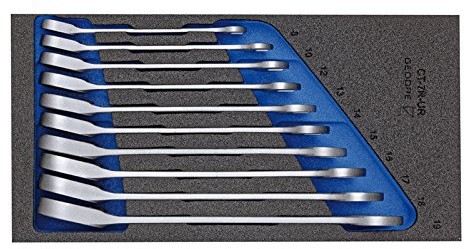 GEDORE Gedore klucz płaski komplet z pierścieniem, w 1/3 CT moduł, 1500 CT1 zapadkowa  7 UR 1500 CT1-7 UR