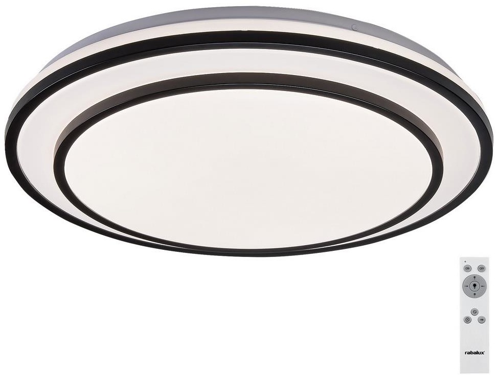 Rabalux 2130 - LED Ściemniany plafon LUPITA LED/40W/230V czarny + pilot