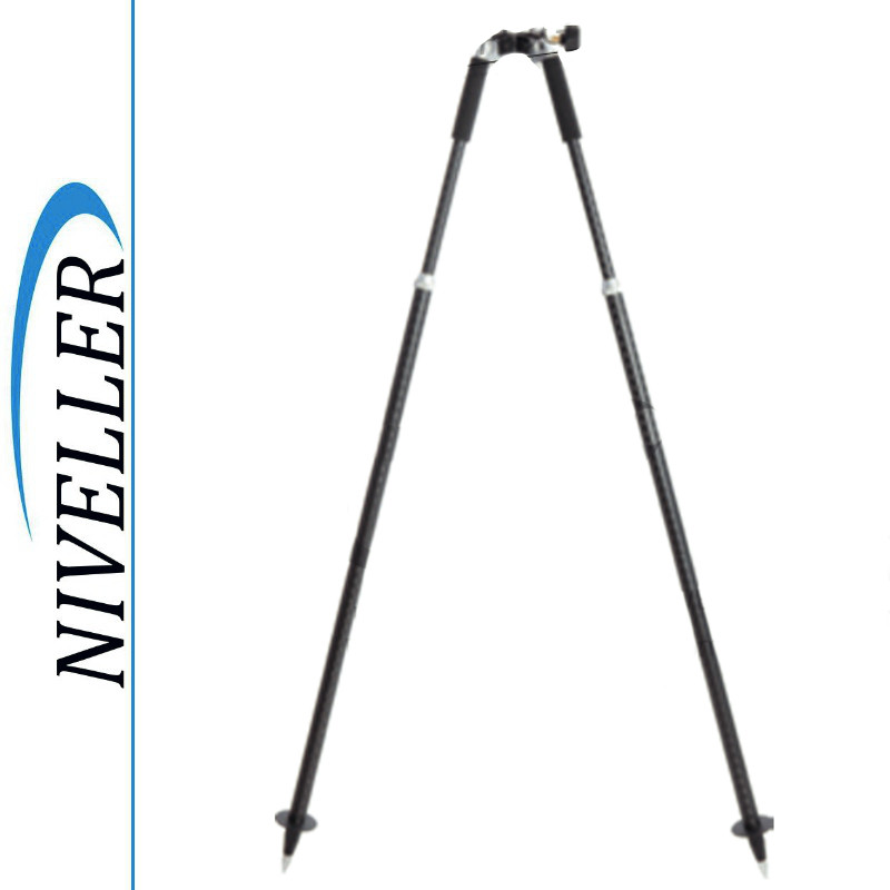 NIVELLER Bipod z włókna węglowego do tyczki z regulacją wysokości 110-180cm Niveller 245N35004