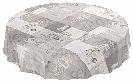 ANRO Obrus ceratowy, zmywalny, styl industrialny, nowoczesny styl 