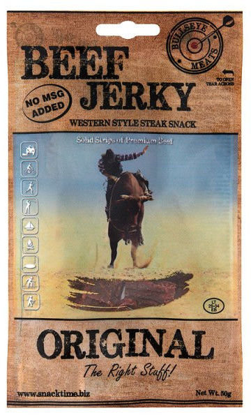 Bullseye Meats Bullseye Meats, Beef Jerky, 50 g