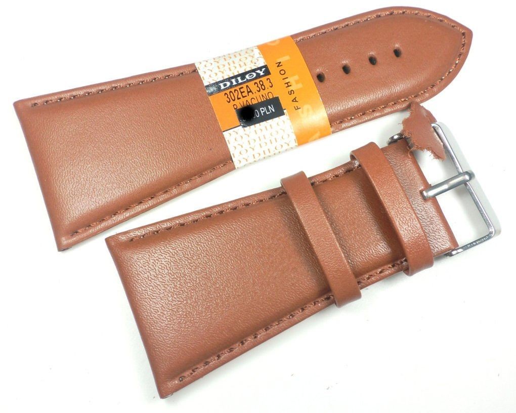 Diloy Skórzany pasek do zegarka 38 mm 302EA.38.3 302EA.38.3