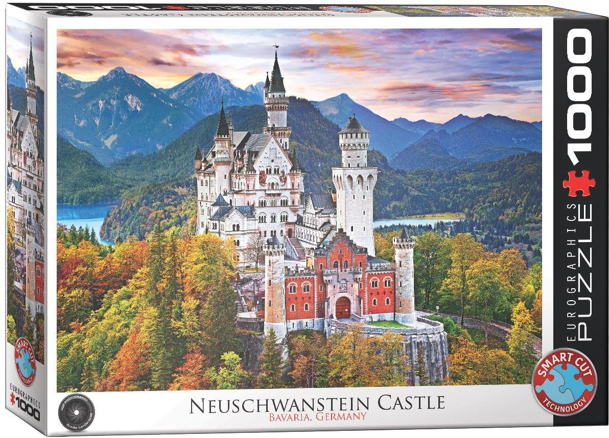 Eurographics Puzzle 1000 Neuschwanstein Castle Germany 6000-0946 -