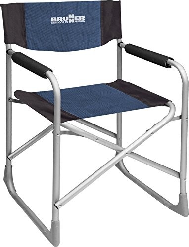 Brunner Rodzaj składane krzesło aluminiowe  akcesoria kempingowe Captain Blau/Schwarz 0404184N.C05