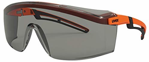 Uvex 9164 astrospec 2.0 ochronne okulary robocze, pomarańczowe/czarne, szyba: szare, 5-2,5