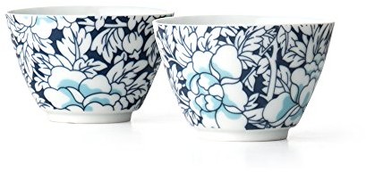 Bredemeijer Filiżanka do herbaty  g022bp yantai, porcelana, niebieski, 7,4 x 7,4 x 5 cm G022BP