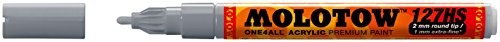 Molotow mołotow mo127218 one4all 127hs # 203 pióro do oznaczania, opakowanie szt., 2 MM, Cool Grau Pastell MO127218
