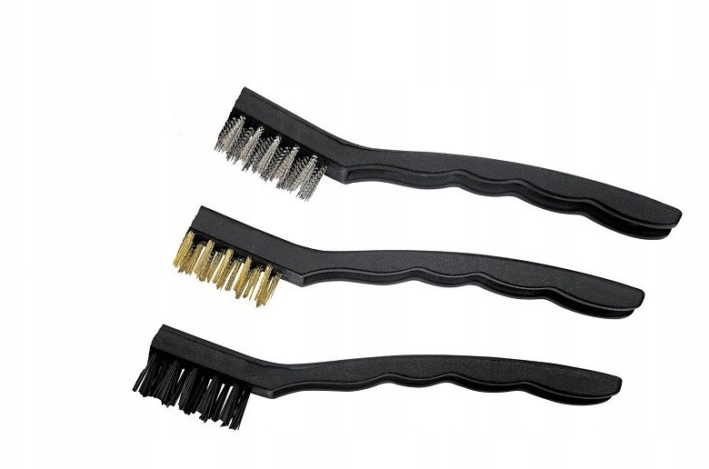 MEGA Szczotki druciane zestaw 3 elementów L:180mm