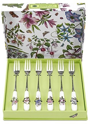 Portmeirion portmeirion botanicznego  widelczyk do ciasta-meble ogrodowe zestaw 6 BG1102