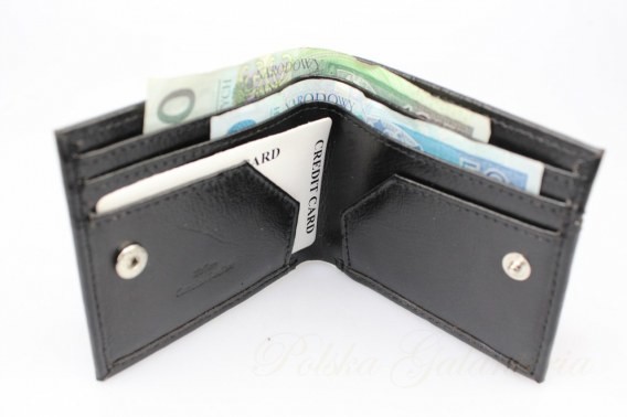 Elkor Portfel Uniwersalny Kostka (PL) Skóra Licowa Mały Poziomy Kieszeń Na Zewnątrz