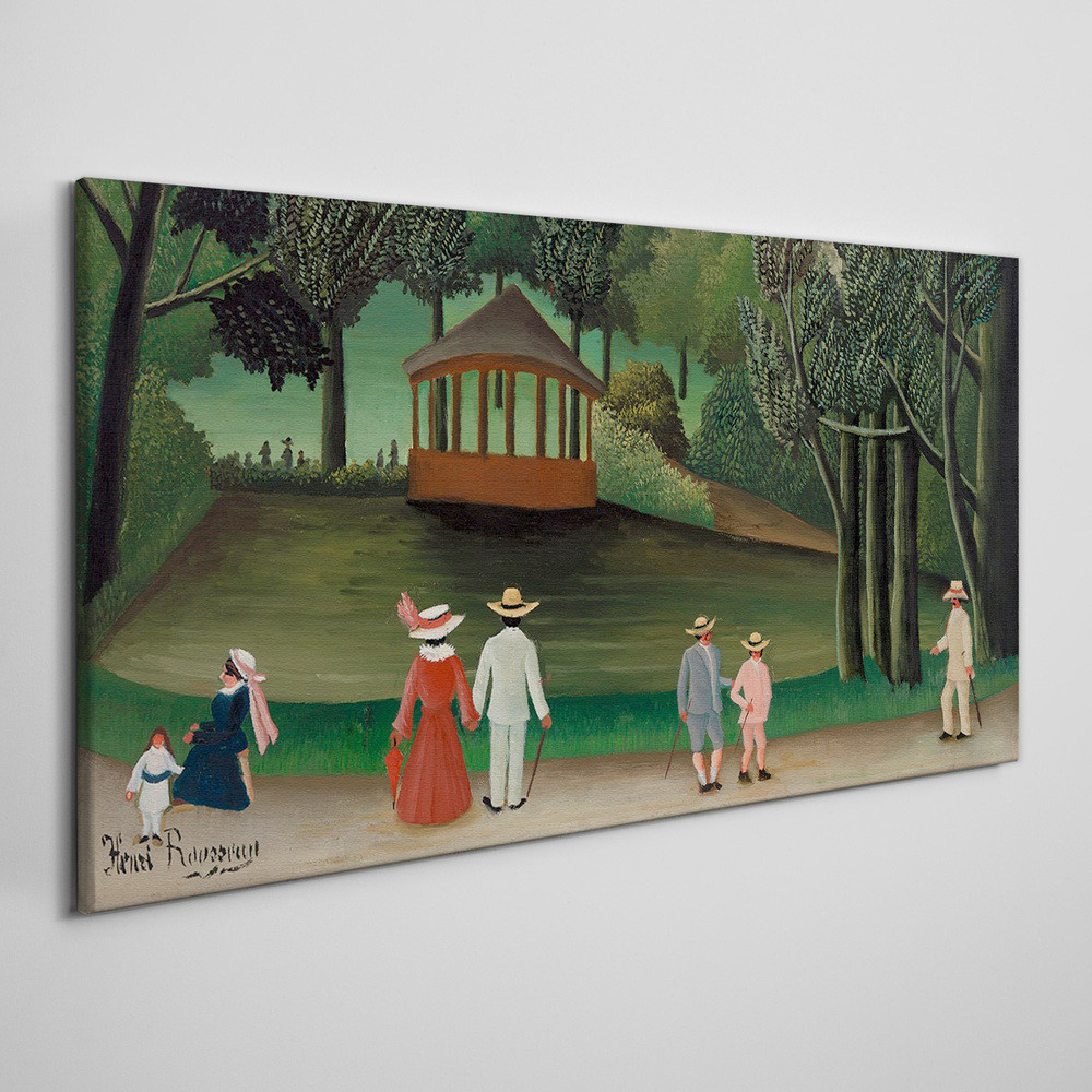 PL Coloray Obraz Canvas park pary drzewa 100x50cm