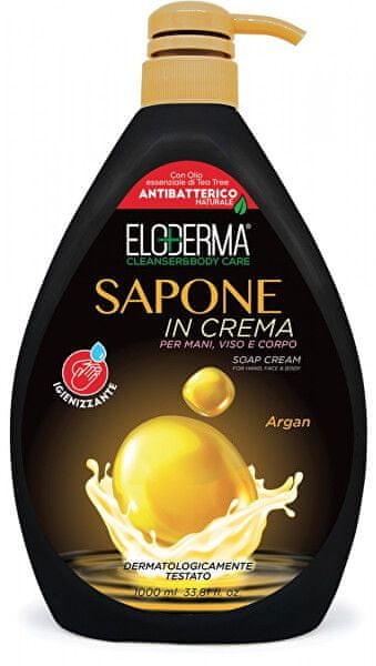 Eloderma Kremowymydło z olejkiem arganowym na dłonie ciało i twarz Soap )Cream Soap ) 1000 ml