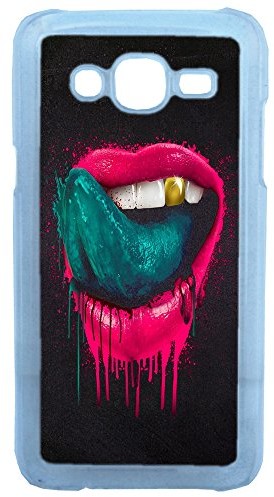 Lapinette twarda obudowa usta usta trash Samsung Galaxy J5 COQUE-J5-LANGUE