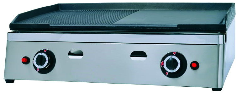 Resto Quality Płyta grillowa gazowa | ryflowano/gładka | 6,4kW | RQG30973