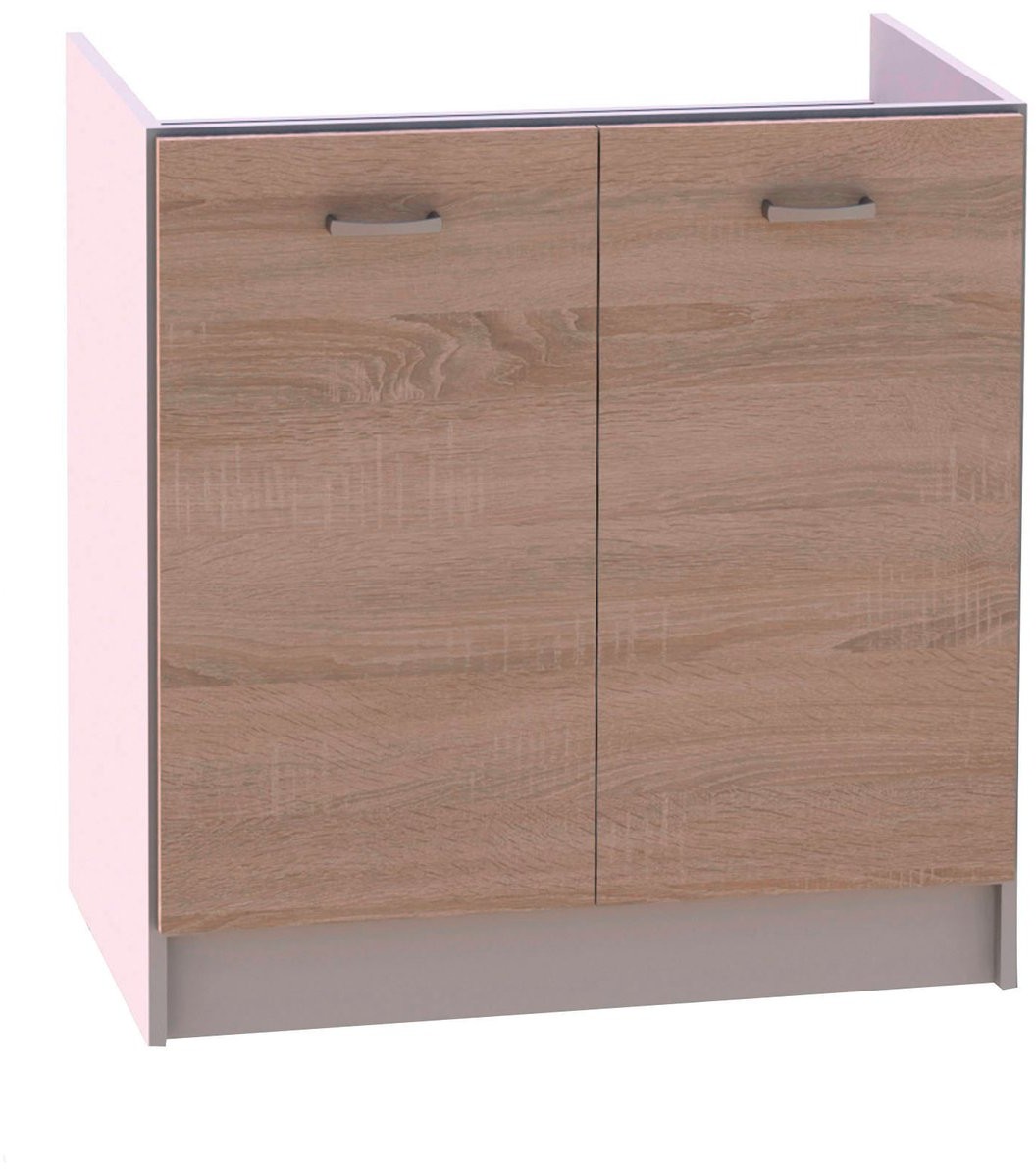 Black and White Style Szafka pod zlew Adel D80ZL dąb sonoma