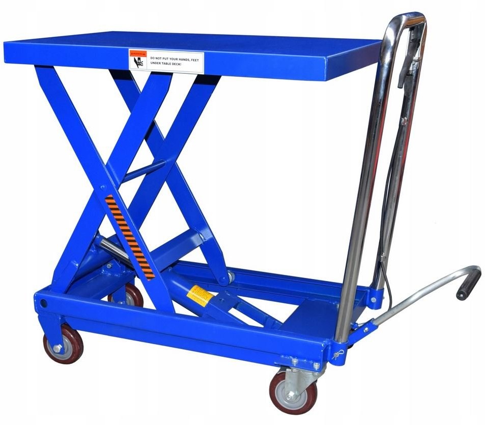 137 TOWBUS Wózek paletowy nożycowy platformowy masztowy udźwig 250 kg wymiary platformy 45x69 cm wysokość podnoszenia 22-73 cm) 13776272 76272-uniw