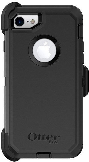 Otterbox Defender pancerna obudowa etui składane do Apple iPhone 7 CZARNY TWORZYWO SZTUCZNE NA PRZÓD I TYŁ 34854