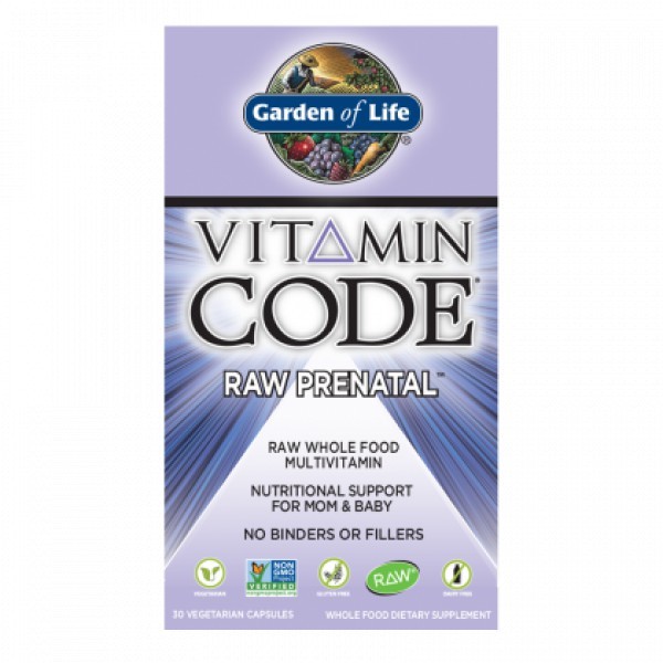 Garden Of Life Witaminy Garden of Life Vitamin Code RAW Prenatal 30 vege caps dla kobiet w ciąży