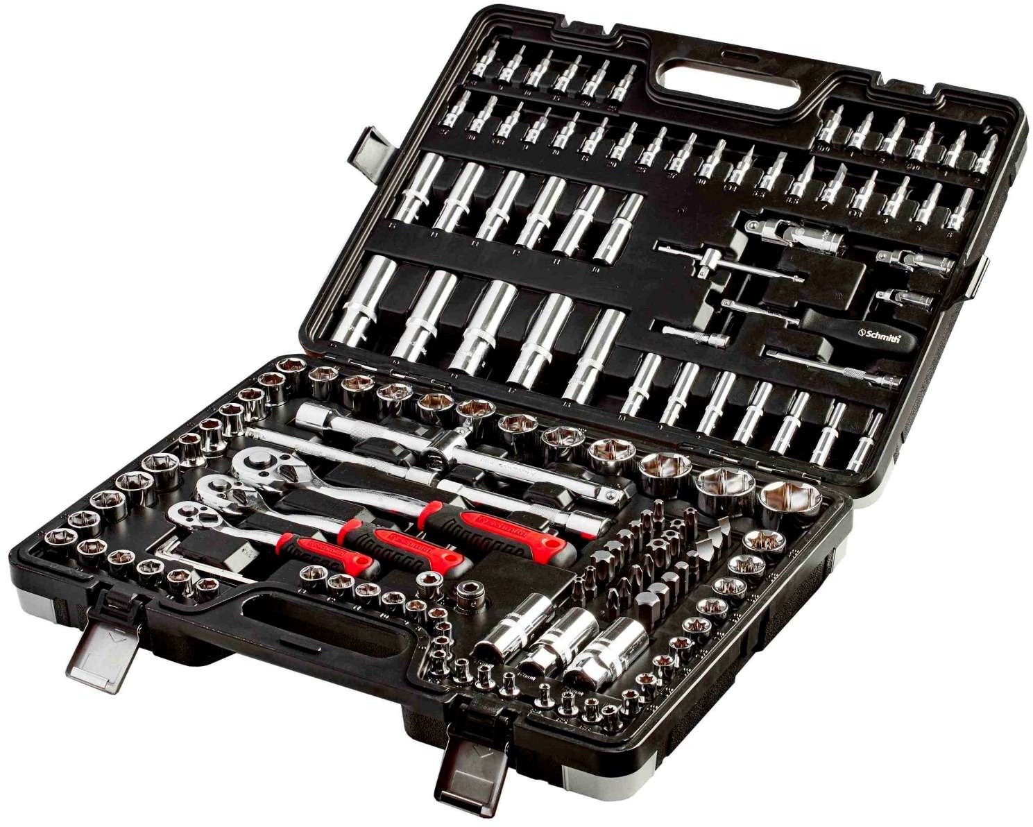 SCHMITH KOMPLET KLUCZY NASADOWYCH 150 SZT