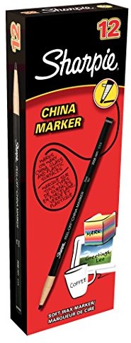 Sharpie China marker, 12 sztuki, czarny S0305071