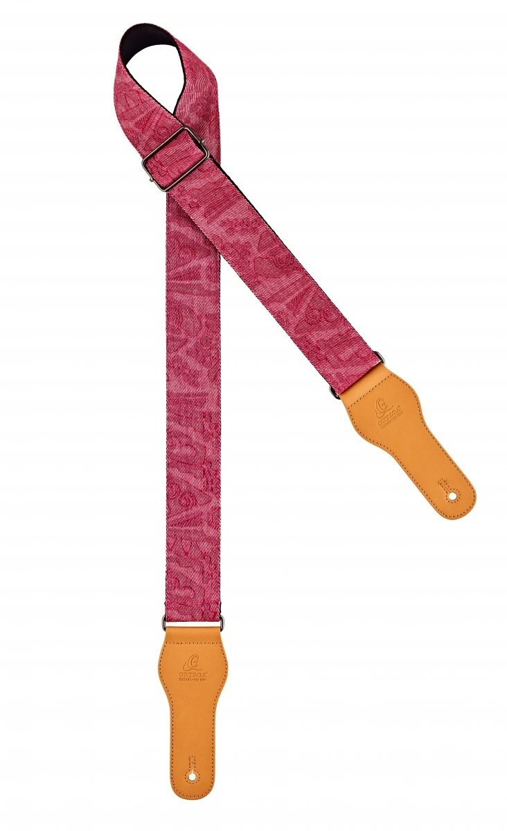 Ortega Ortega OCS-320 Pasek do gitary, Pink Jean