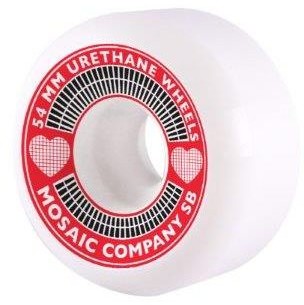 MOSAIC kółka MOSAIC HEART Red 54MM 102A