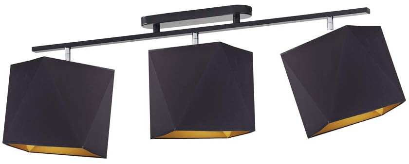 Lysne Nowoczesny plafon salonowy DETROIT GOLD 15580/17