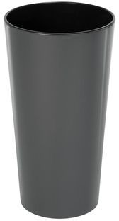 LAMELA Doniczka plastikowa 30 cm antracytowa LILIA