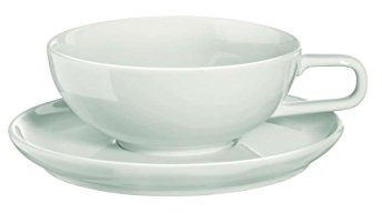 ASA 25111250 Kolibri filiżanka do herbaty, porcelana, biała, 13 x 13 x 5.5 cm, 2 jednostek