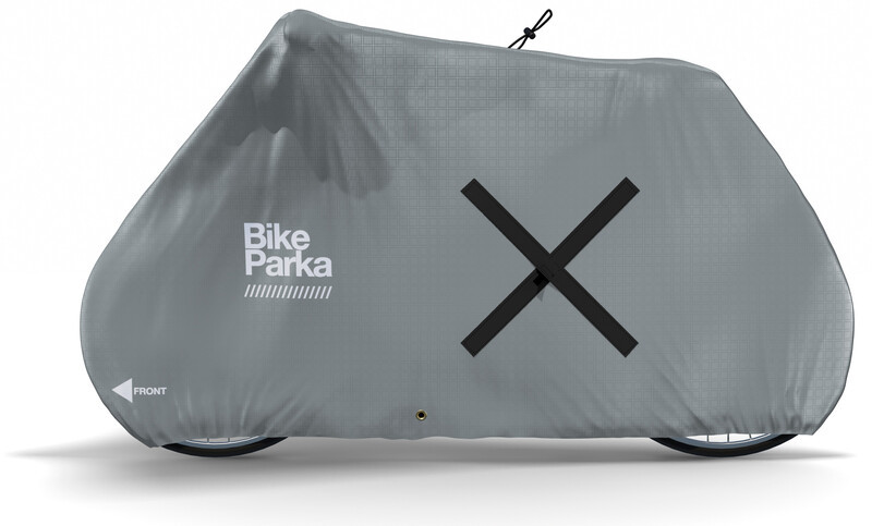 BikeParka BikeParka Urban Bike Cover, szary  2021 Kufry rowerowe i pokrowce FA003845013