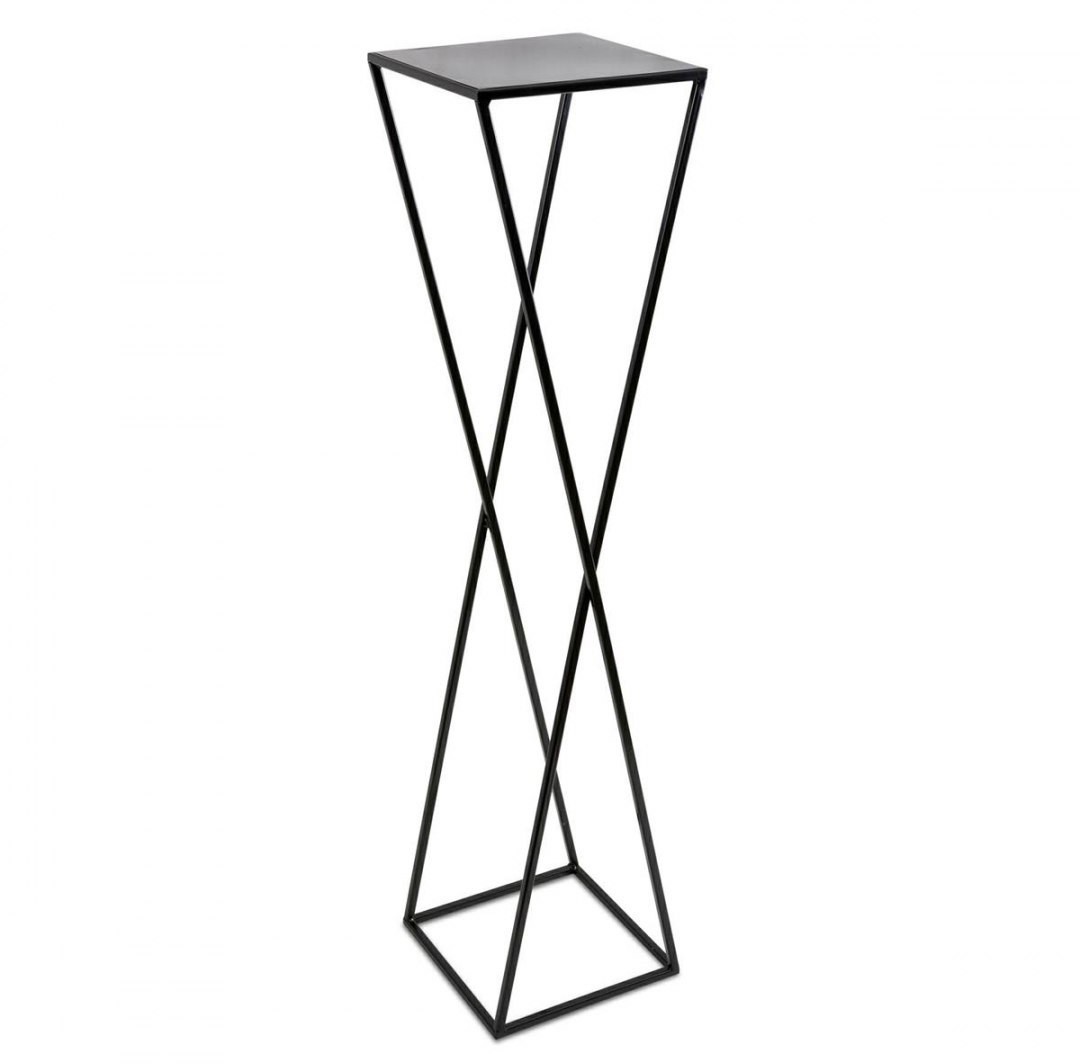 Nowoczesny kwietnik stojący 100cm czarny 10-1365/100/czarny