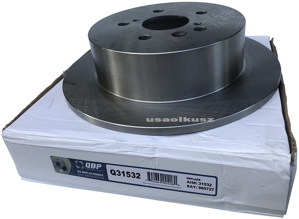 QBP Tarcza hamulcowa tylna Toyota Venza 2009-2016 Q31532