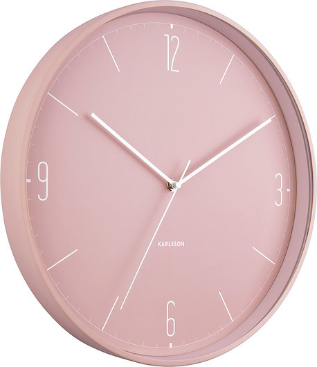 Karlsson 5735PI stylowy zegar ścienny, śr. 40 cm