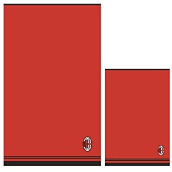 Milan 8907 020 2110 zestaw ręczników i ręcznik dla gości Ręcznik frotte, 100% bawełna, czerwony/czarny, 100 x 60 x 1 cm 8907 020 2110