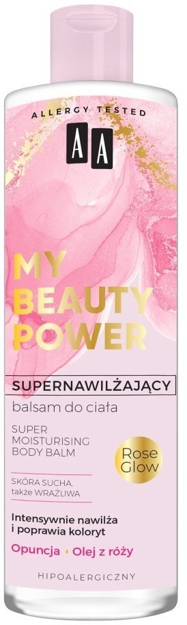 Oceanic AA My Beauty Power Supernawilżający Balsam do ciała Opuncja & Olej z Róży 400ml 129259