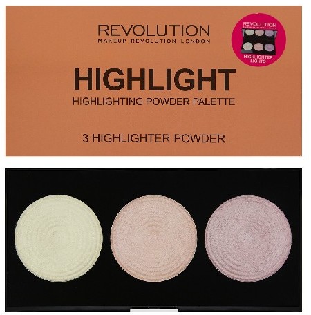 Makeup Revolution Highlighter Palette Rozświetlacze Highlight 15g MAKE UP REVOLUTION