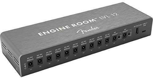 Fender ENGINE ROOM LVL12 POWER SUPPLY centralne zasilanie pedałów efektów - 10x 9V/DC 500mA / 2x 9V/12V/18V (przełączane) 230106012